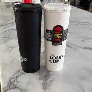 The Loud Cup Black and White Set
